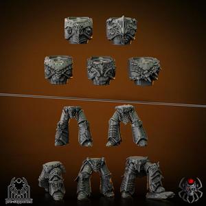 Flame Lizards Battle Squad Torsos&Legs (Bits)