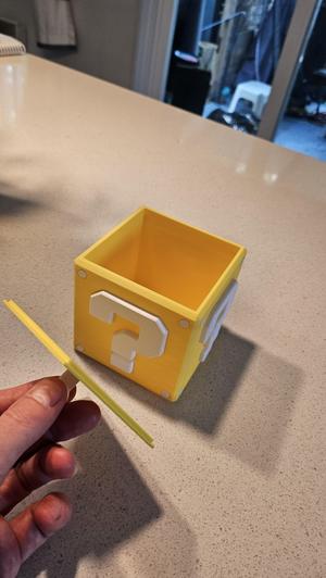 No MMu needed Super Mario Question mark Storage box