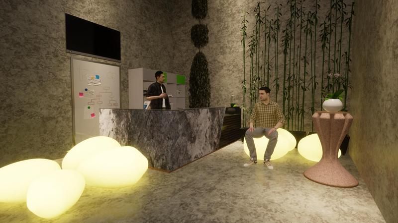 Eggs Lamp Stool