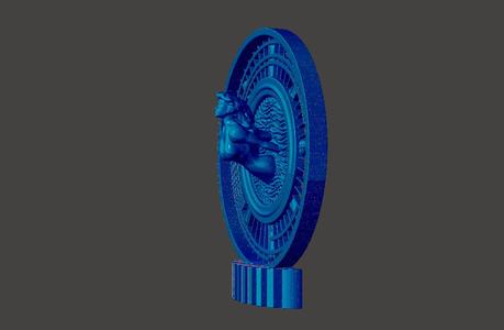 Mermaid Emerging from the Deep - P46 - Decor - Trinket - Quick Print Gift - 3D - NO SUPPORT