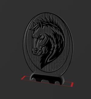 Horse Q2 - Quick Print Gift - 2D - NO SUPPORT