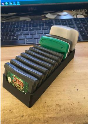 Parametric Game Boy Cartridge Tray