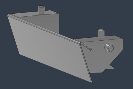 Översidan/Pax Light Bar Support - More angled towards user
