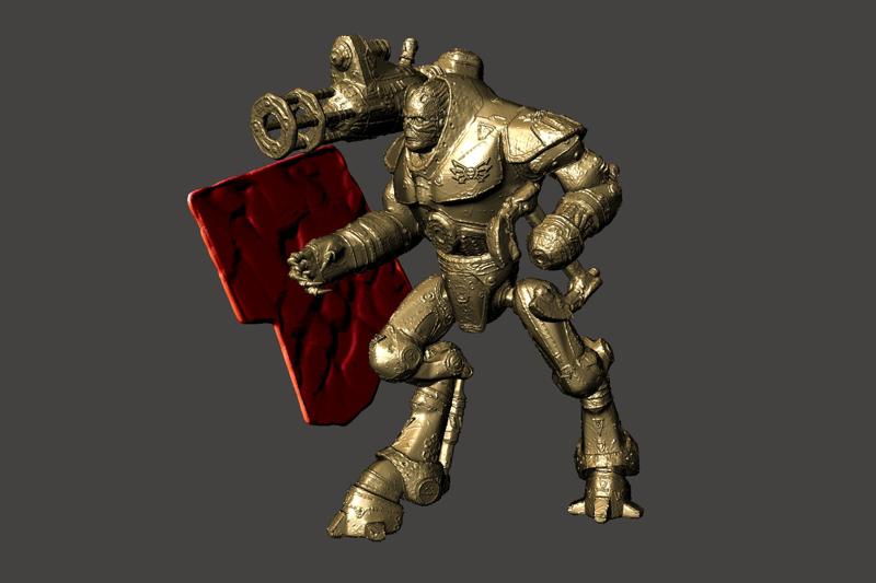Gladiator Tank - Quake 4 Strogg Champions robot cyborg demon- Ultra High detailed mesh - STL for 3D printing