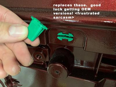 Jeep Trailgate Tailgate rear door fastener grommet