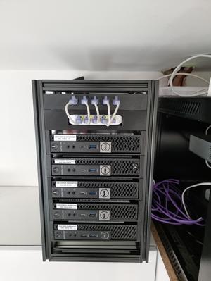 Mini Lab Rack For Dell Optiplex MFF Servers