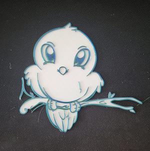 Cute little bird decor