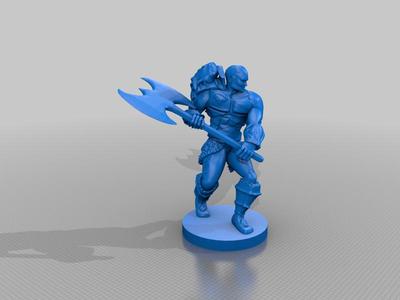 Goliath Barbarian with base