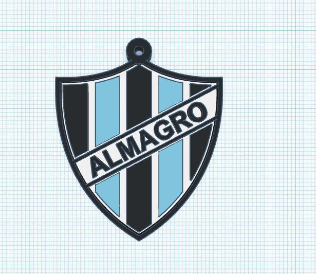 Almagro coat of arms key ring