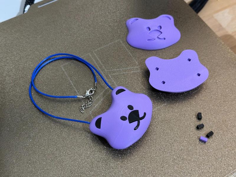 Cute Bear Necklace Pendant (no AMS)