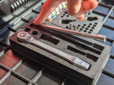 Gridfinity + Wera 1/4" Ratchet with Accessories