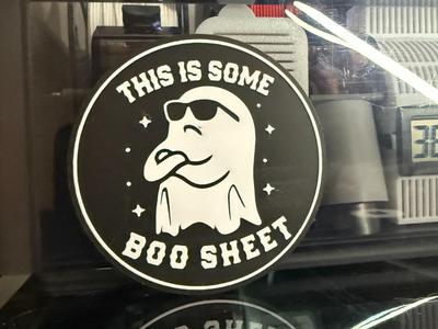 THIS IS SOME BOO SHEET HALLOWEEN COASTER
