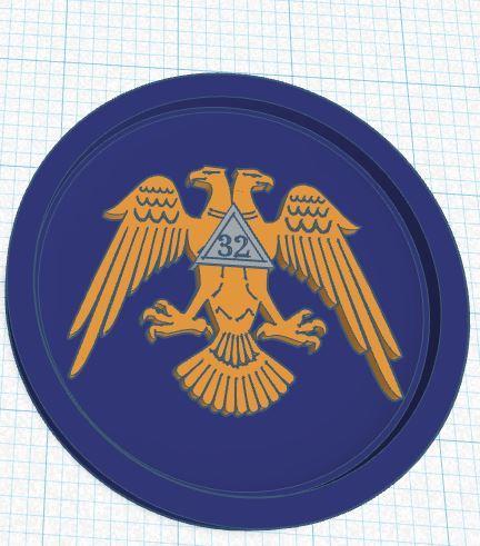 32nd Degree Scottish Rite Eagle Magnet