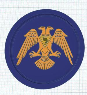 Masonic Scottish Rite Eagle Magnet
