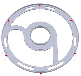 Polymaker Cardboard Spool Adapter (Modified Edge Tabs)