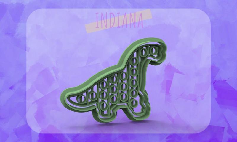 CUTTING BRACHIOSAURUS POP IT