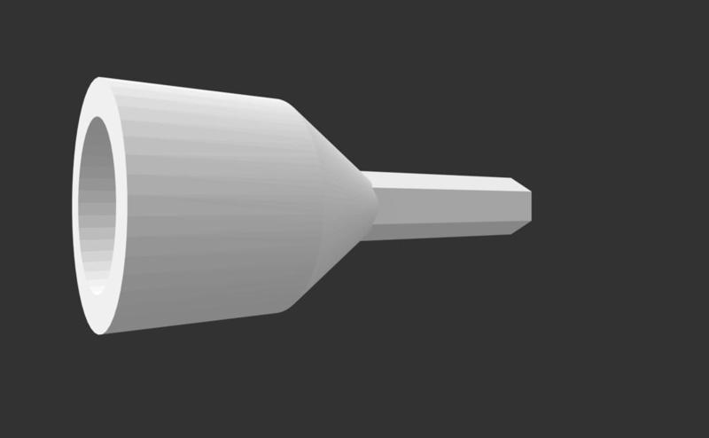 Drill bit for Hario Mini Mill Grinder V2 (hexagon bit)