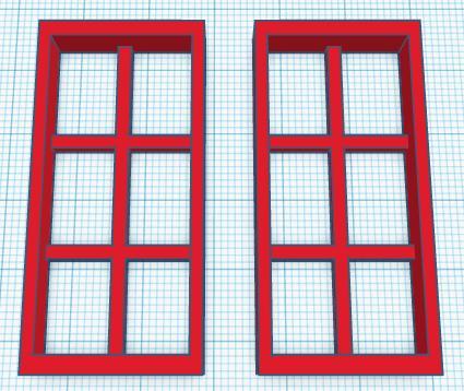 G Scale windows model railroad