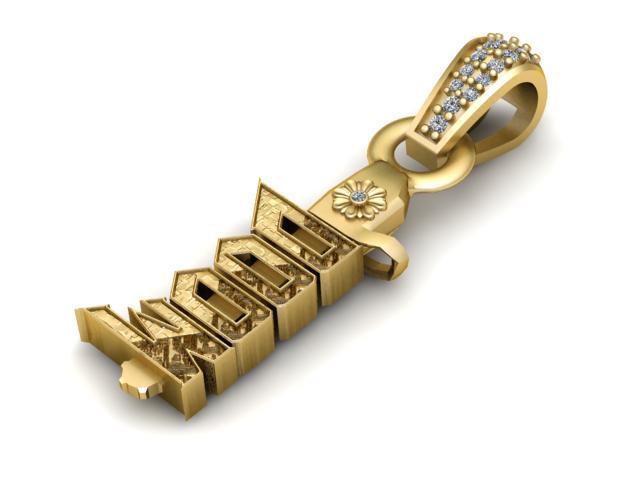 WOOO DESIGM PENDANT   3d printable model