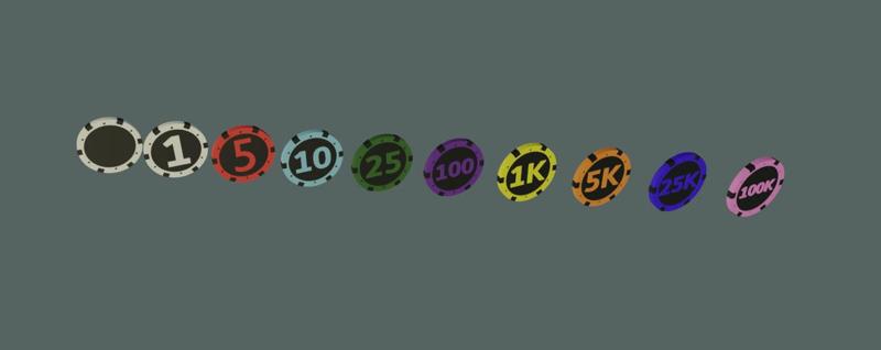 Poker Chips (Colorable)