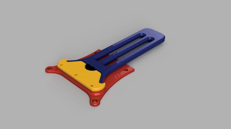 Wall mounted bed scraper