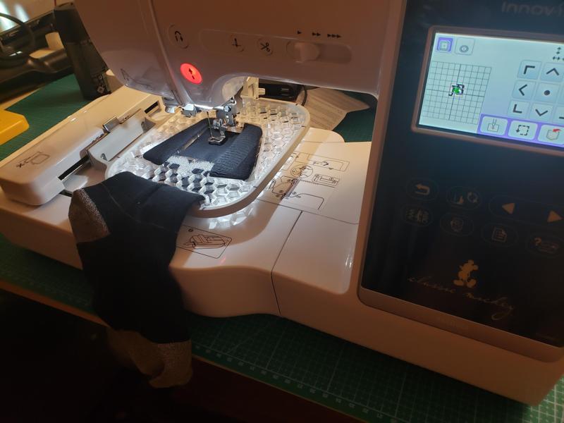 Embroidery sock frame for Brother 4in 10cm hoop