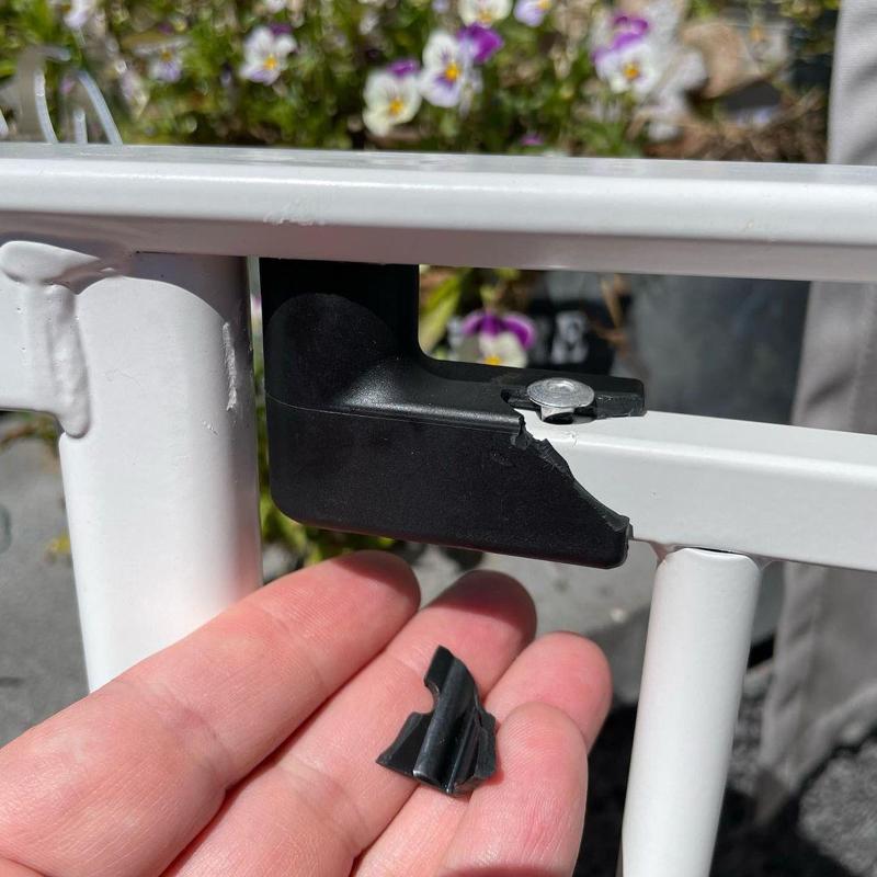 Scharnier für Treppenschutzgitter