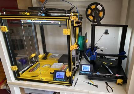 X5SA X5S TRONXY EXTRUDER MOUNT AND SPOOL HOLDER