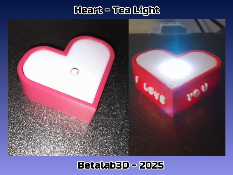 Heart - Tea Light