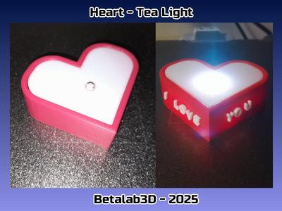 Heart - Tea Light