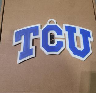 TCU 3d Logo 180mm series (blue should have been Purple)