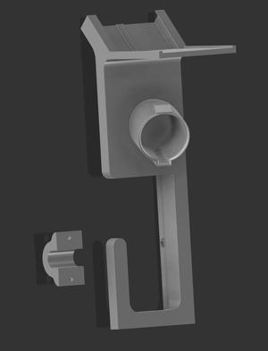 EV Charger mount and cable hanger