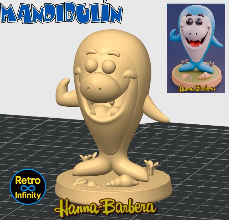 Mandibulin - Hanna-Barbera 3D figure Retro Infinity style (70 mm) | vinyl collectible