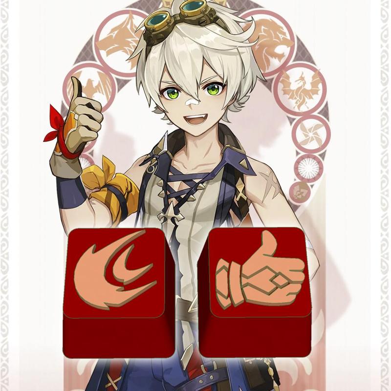 Genshin Impact Keycaps: Bennet