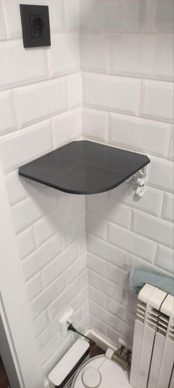 Corner shelf for small household appliances