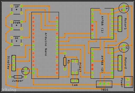 OpenScan single layer PCB (only one jumper)