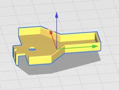 Tacoma bed compartment clip