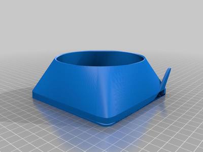 Fan guard with feet for 120mm - additional part for insert filter.