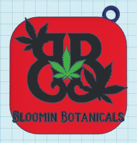 Bloomin Botanicals Keychain & Luggage Tag