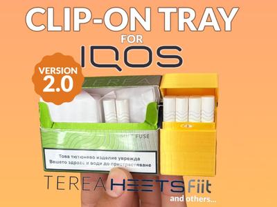 IQOS Clip-On Tray V2.0 for HEETS, TEREA, FIIT, etc