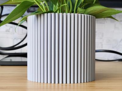Ribbon Plant pot and Planter - Vase mode design