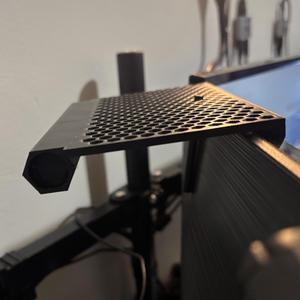 Quick Support Stick and Destringer for Adjustable Monitor Shelf