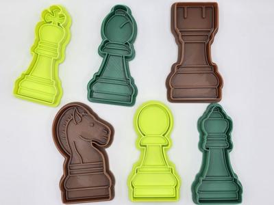 Chess Cookie Cutter Playdoh Pack 1