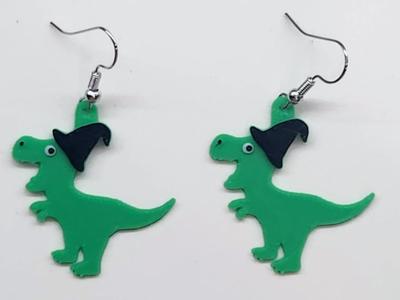 TRex Witch Earrings
