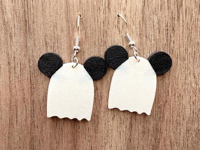 Ghost Mickey Earrings