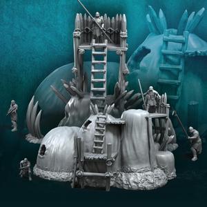 2x Blood-Handed Buildings | Blood-Handed Orcs | Fantasy