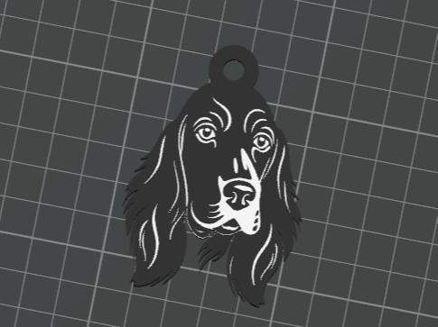 Spaniel Keychain