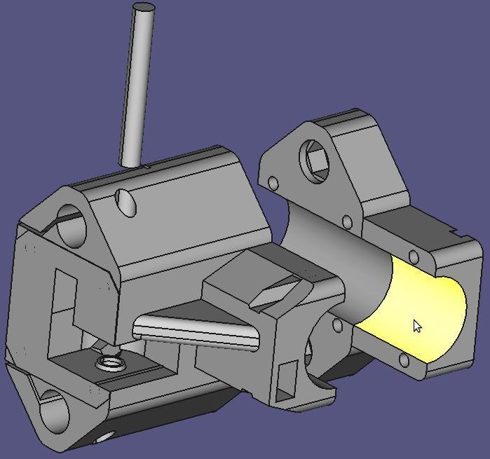 Hypercube Evolution X and Y carriages (x - 10mm and y - 12mm)