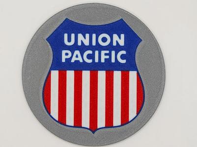 Union Pacific Railroad Coaster Round Version