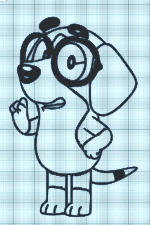 HONEY -  (BLUEY ) -WALL ART